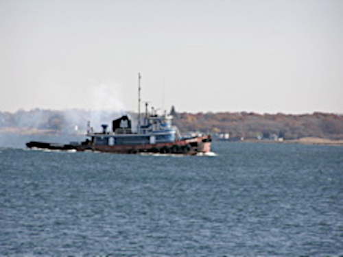 Boat on water.